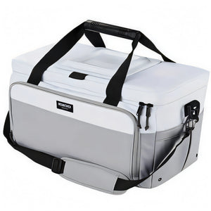 Ghiacciaia Igloo Coast Cooler 30lt semi-rigida bianca e grigia con tracolla e manico nero | Onautica