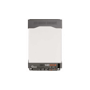 Caricabatterie Quick SBC 140 NRG+ 12V 12A bianco e grigio, vista frontale con pannello comandi | Onautica