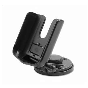 Staffa montaggio nera per Garmin GPS 72H con base rotante circolare e supporto orientabile in plastica | Onautica