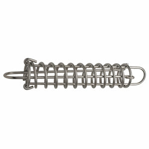 Molla da ormeggio SPRING in acciaio INOX lucidato ad alta resistenza. Garantisce assorbimento degli strattoni per ormeggio sicuro in banchina.