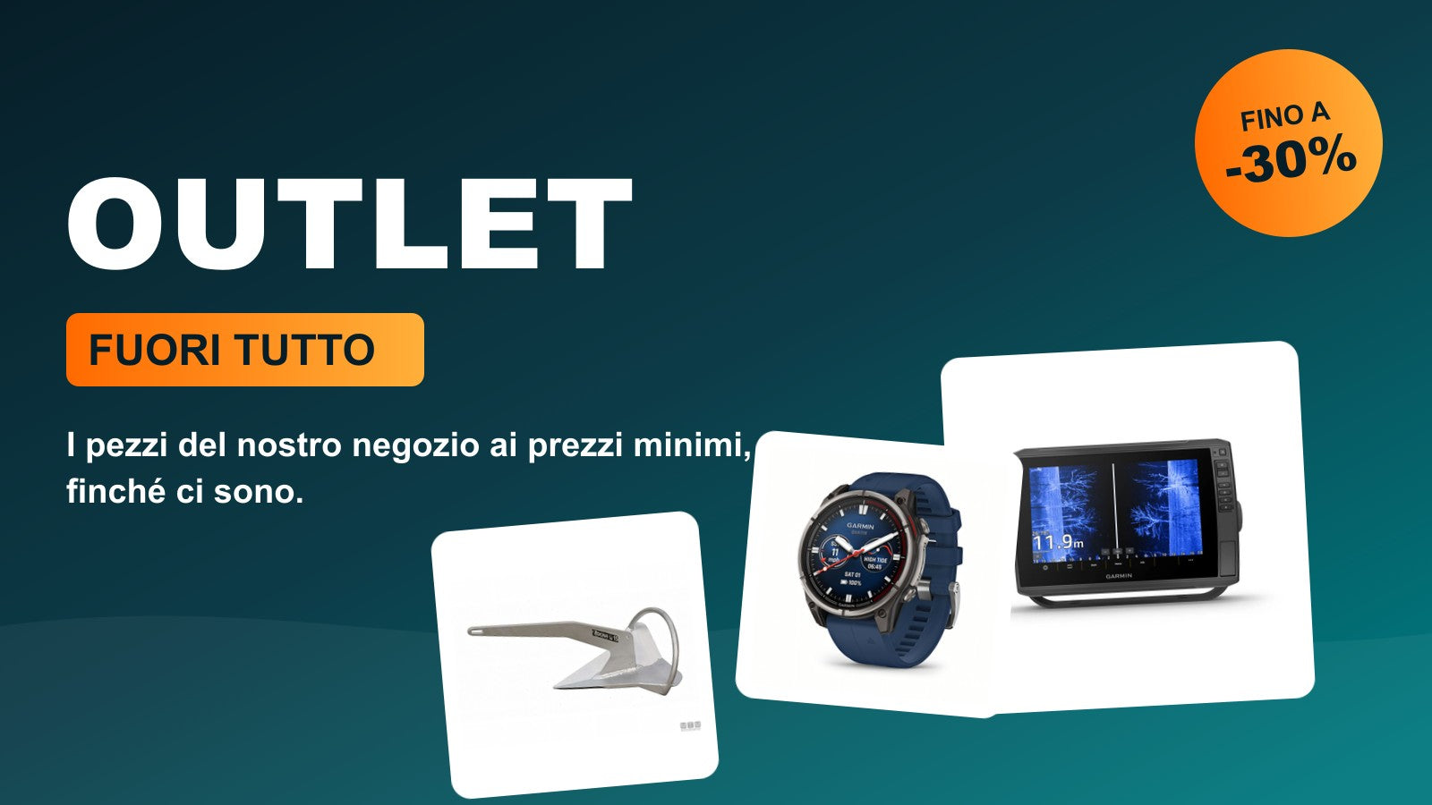 Outlet Onautica: fuori tutto, i pezzi del negozio ai prezzi minimi