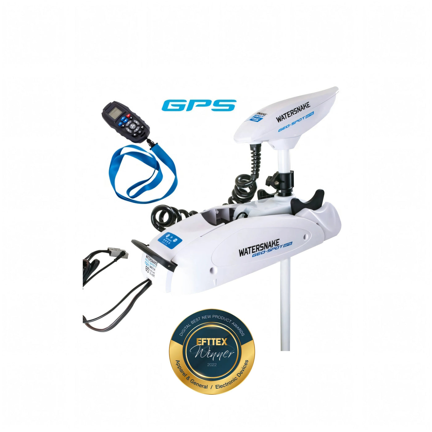 Motore elettrico Watersnake Geo-Spot GPS a montaggio da prua