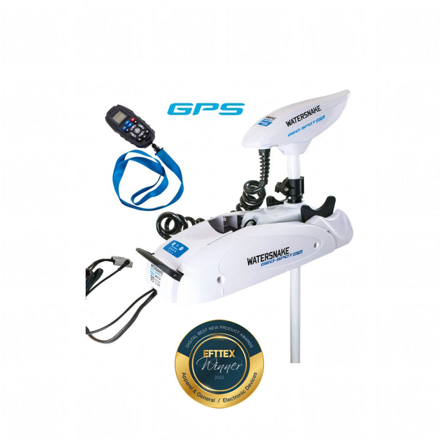 Motore elettrico Watersnake Geo-Spot GPS a montaggio da prua