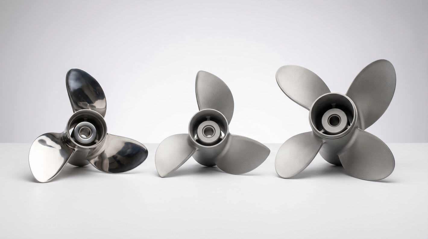 Eliche Solas in acciaio inox e alluminio per motori fuoribordo ed entrobordo