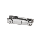 Giunto girevole per ancora in acciaio inox lucido, doppio snodo con viti, per catena Ø 6/8 mm | Onautica