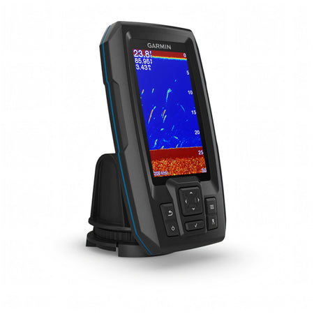 Ecoscandaglio Garmin STRIKER Plus 4 con display a colori da 4,3 pollici e trasduttore Dual Beam