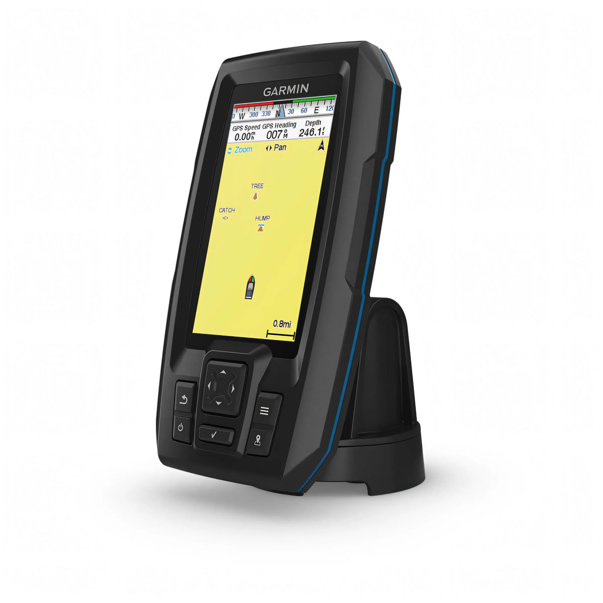 Ecoscandaglio Garmin STRIKER Vivid 4cv con display 4,3 pollici a colori e trasduttore GT20-TM