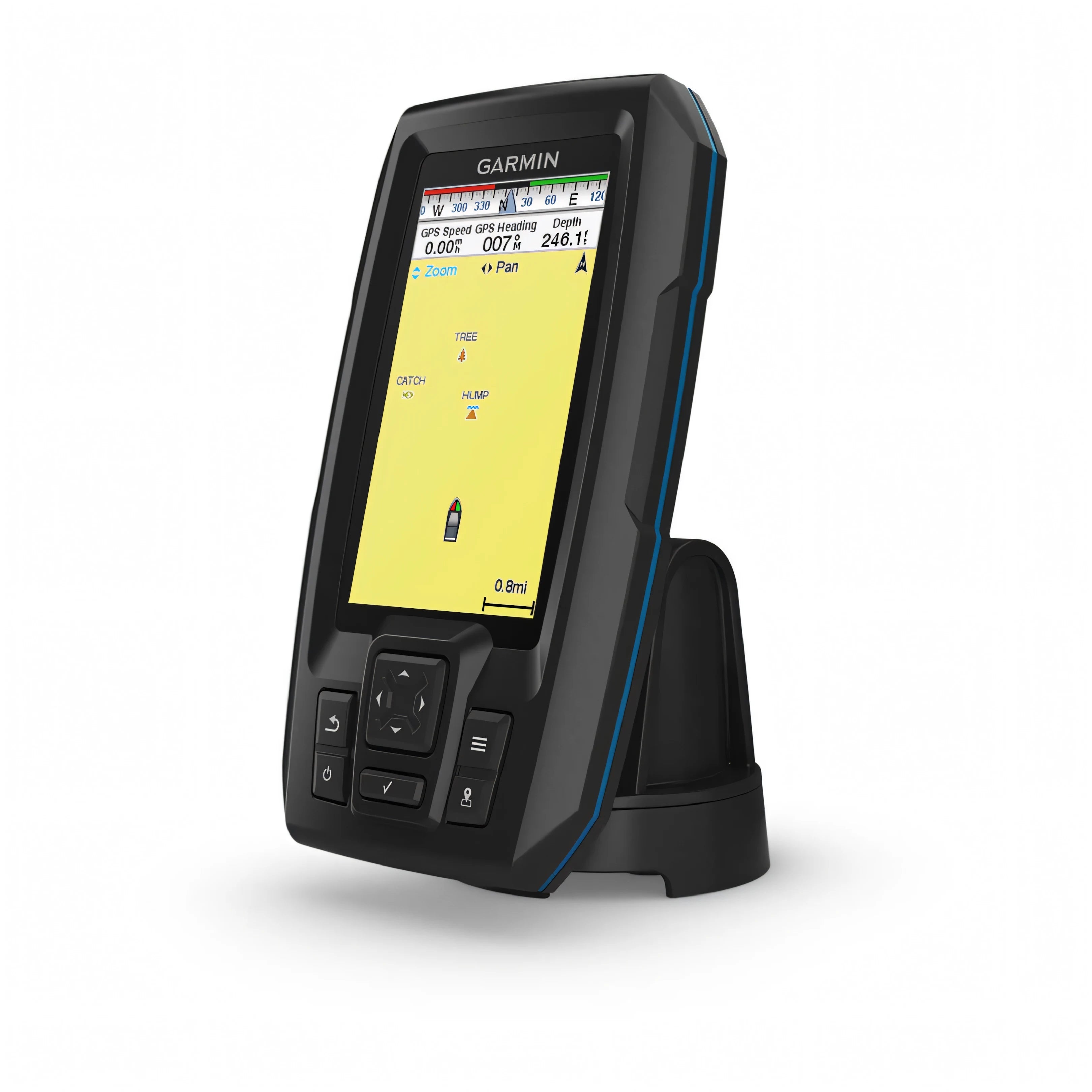 Ecoscandaglio Garmin STRIKER Vivid 4cv con display 4,3 pollici a colori e trasduttore GT20-TM