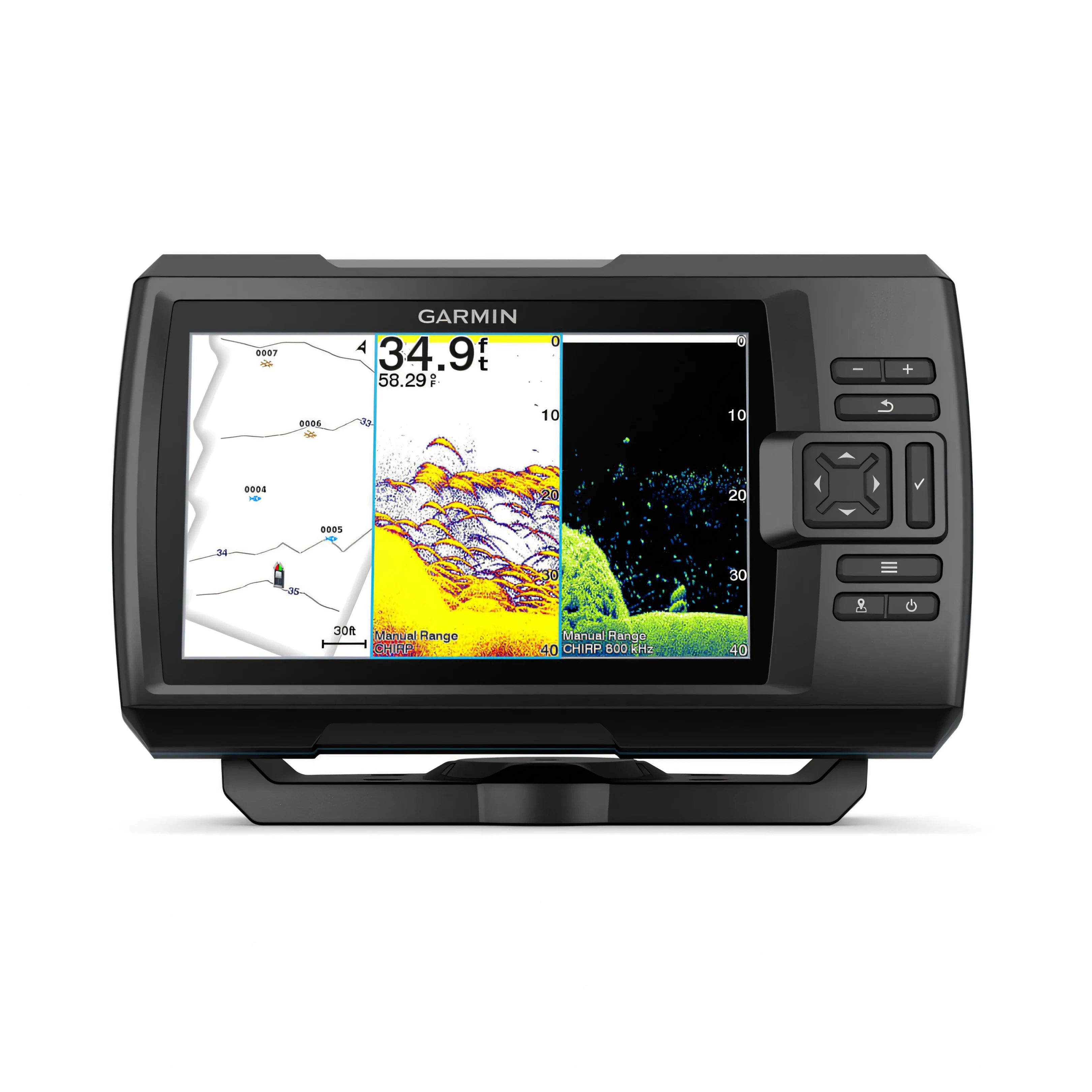 Ecoscandaglio Garmin STRIKER Vivid 7cv con display a colori da 7 pollici e trasduttore GT20-TM