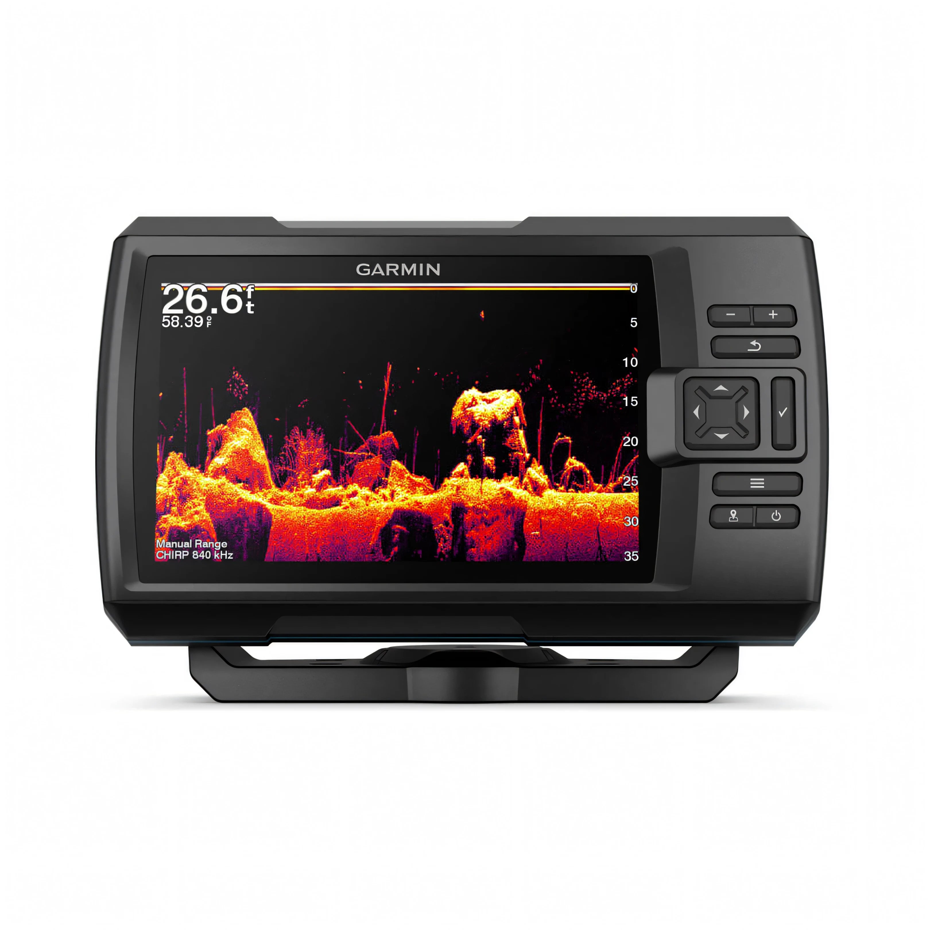 Ecoscandaglio Garmin STRIKER Vivid 7cv con display a colori da 7 pollici e trasduttore GT20-TM