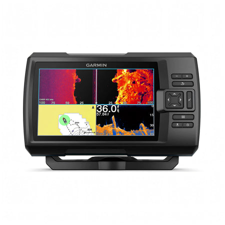Ecoscandaglio Garmin STRIKER Vivid 7sv con display 7 pollici e scansione laterale SideVü