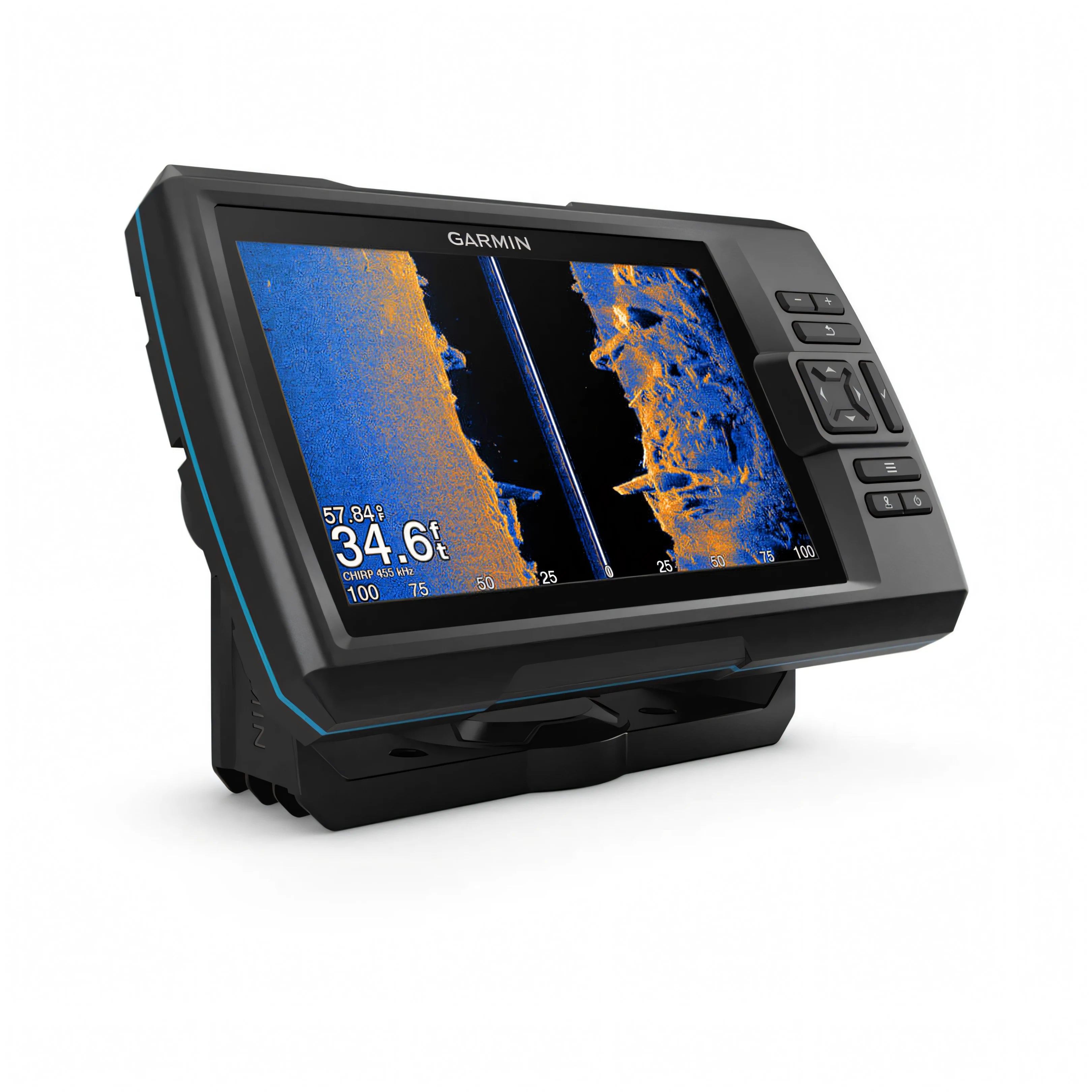 Ecoscandaglio Garmin STRIKER Vivid 7sv con display 7 pollici e scansione laterale SideVü
