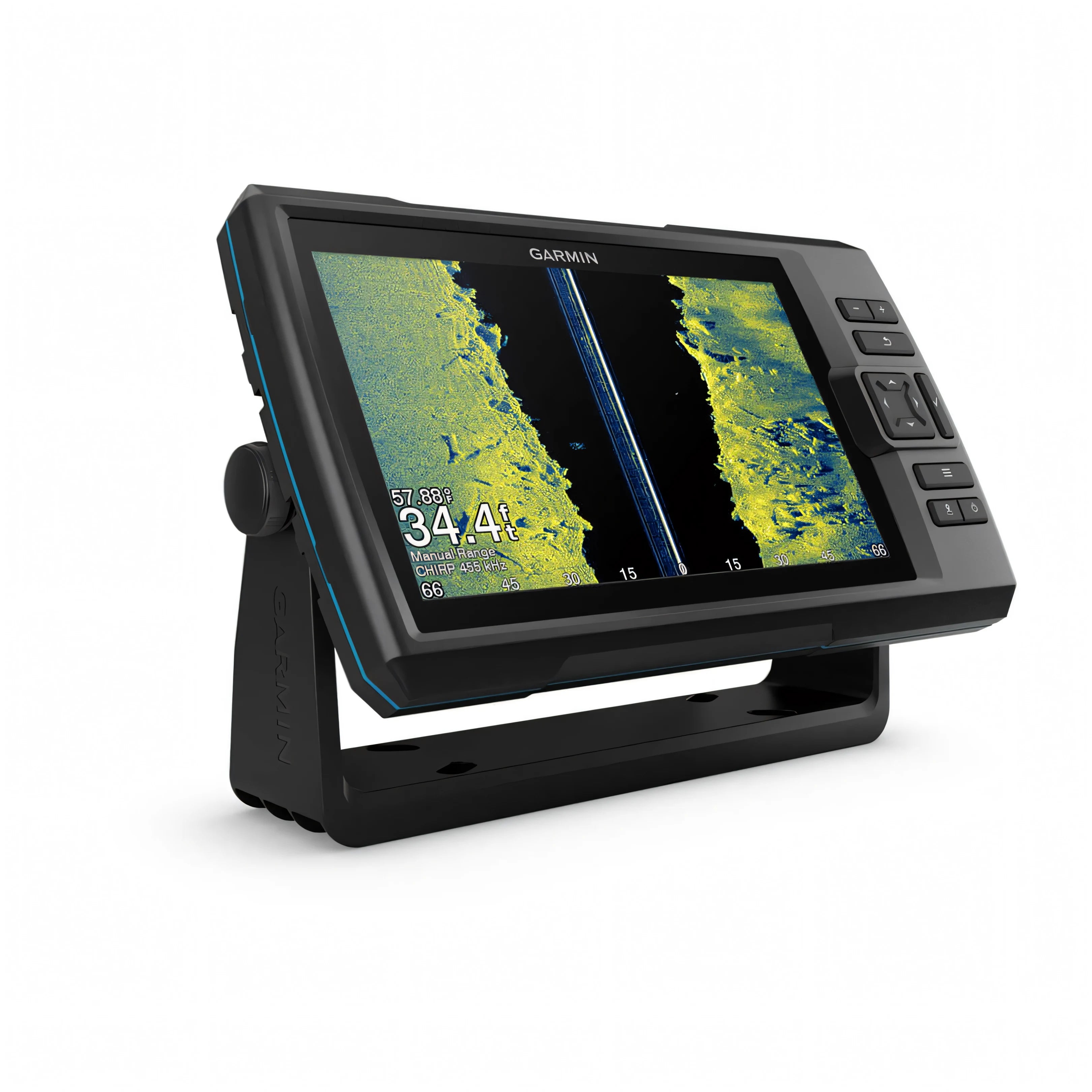 Ecoscandaglio Garmin STRIKER Vivid 9sv con display a colori da 9 pollici e scansione laterale SideVü
