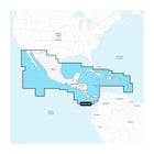 Carta nautica Navionics+ NASA010R America Centrale e Caraibi su scheda microSD/SD con mappa di copertura