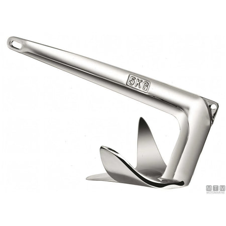 Ancora 3-Wing Tipo Bruce in Acciaio Inox 316 — 5 Kg.