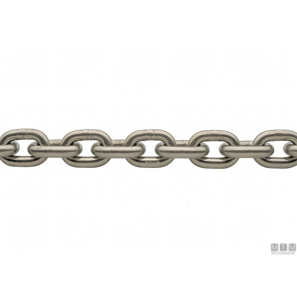 Motomarine Catena Calibrata Salpa Ancora Acciaio Inox 316 Ø14mm