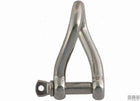Grillo ritorto inox AISI 316 da 5mm con corpo twisted a forma triangolare e perno passante | Onautica