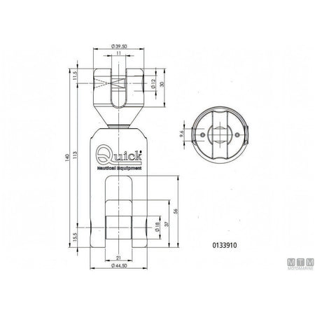Giunto Ancora Girevole Olympic in Acciaio Inox 316 — Ø 8 mm