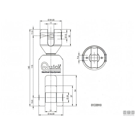 Quick Giunto Ancora Girevole Olympic Acciaio Inox 316 — vista 4