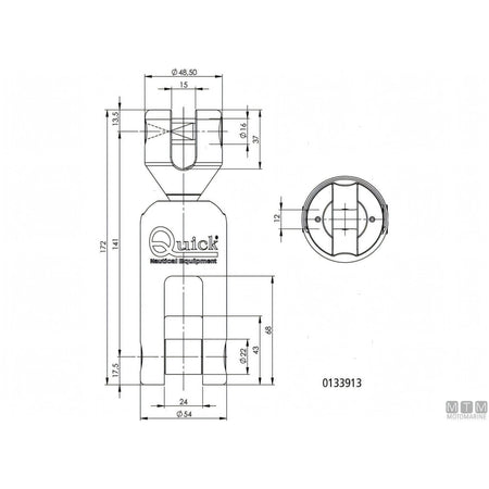 Quick Giunto Ancora Girevole Olympic Acciaio Inox 316 — vista 6