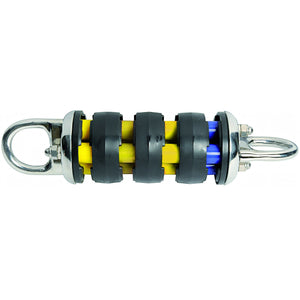 Ammortizzatore d'ormeggio Douglas Marine Serie 20 in acciaio inox con elastomeri