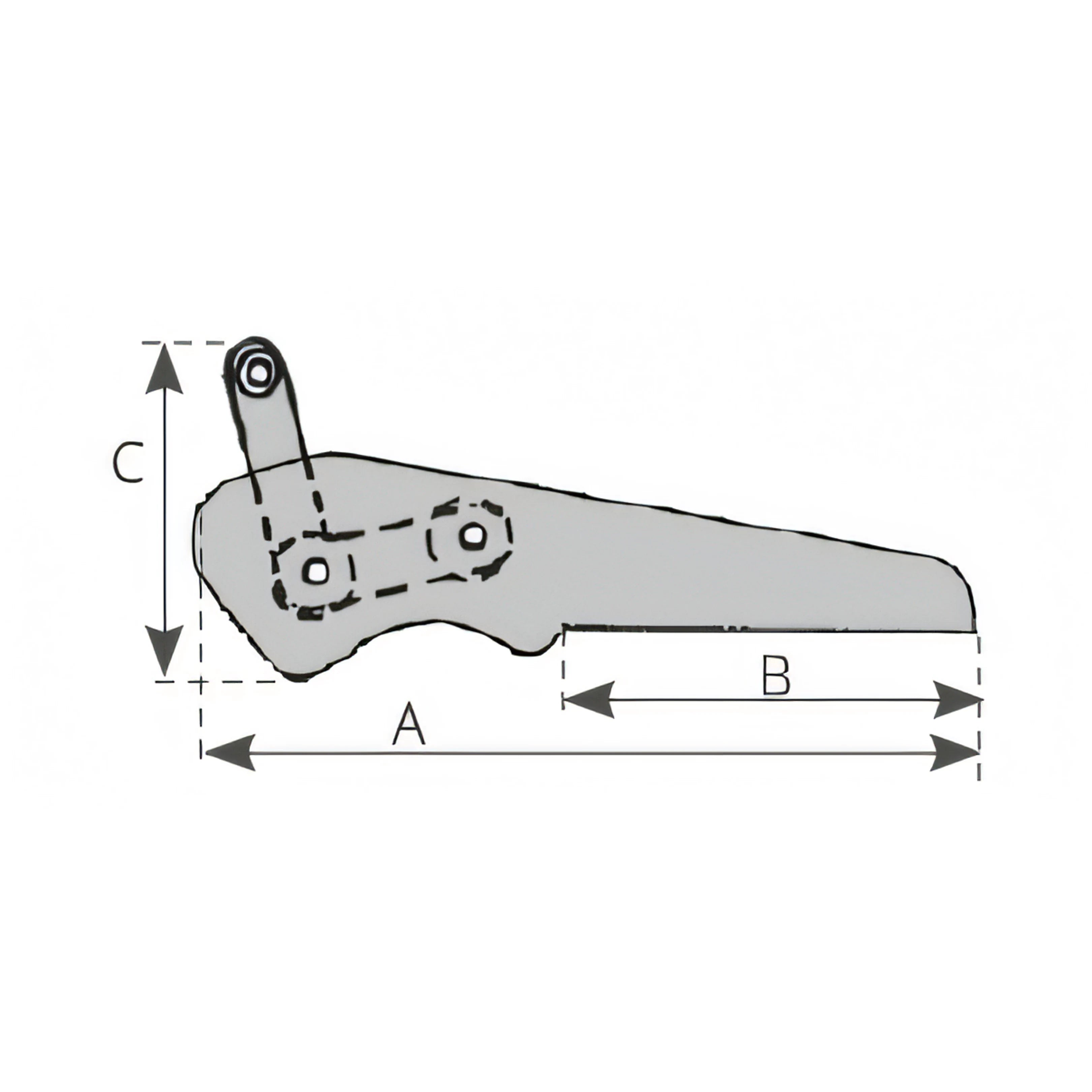Musone Safe 425 mm, disegno tecnico