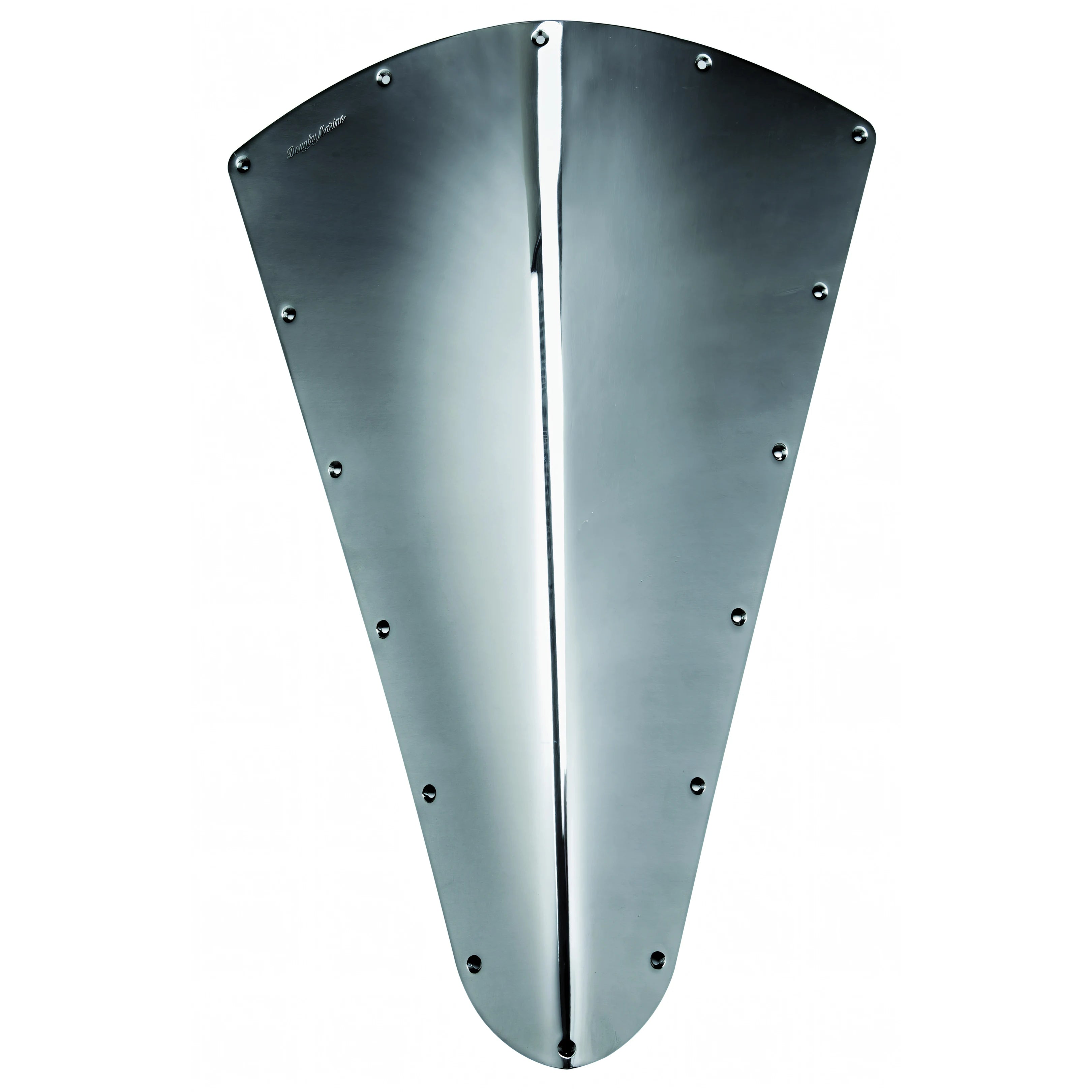 Scudo di prua Douglas Marine in acciaio inox AISI 316 lucidato a specchio