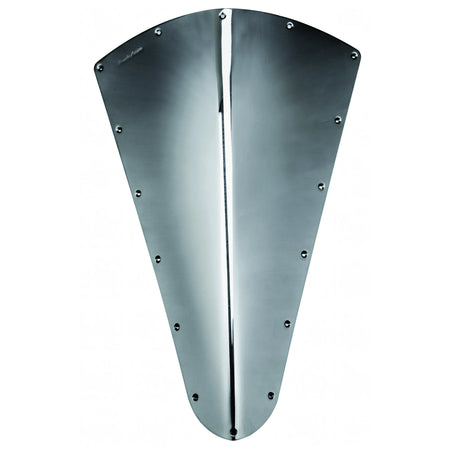 Scudo di prua Douglas Marine in acciaio inox AISI 316 lucidato a specchio