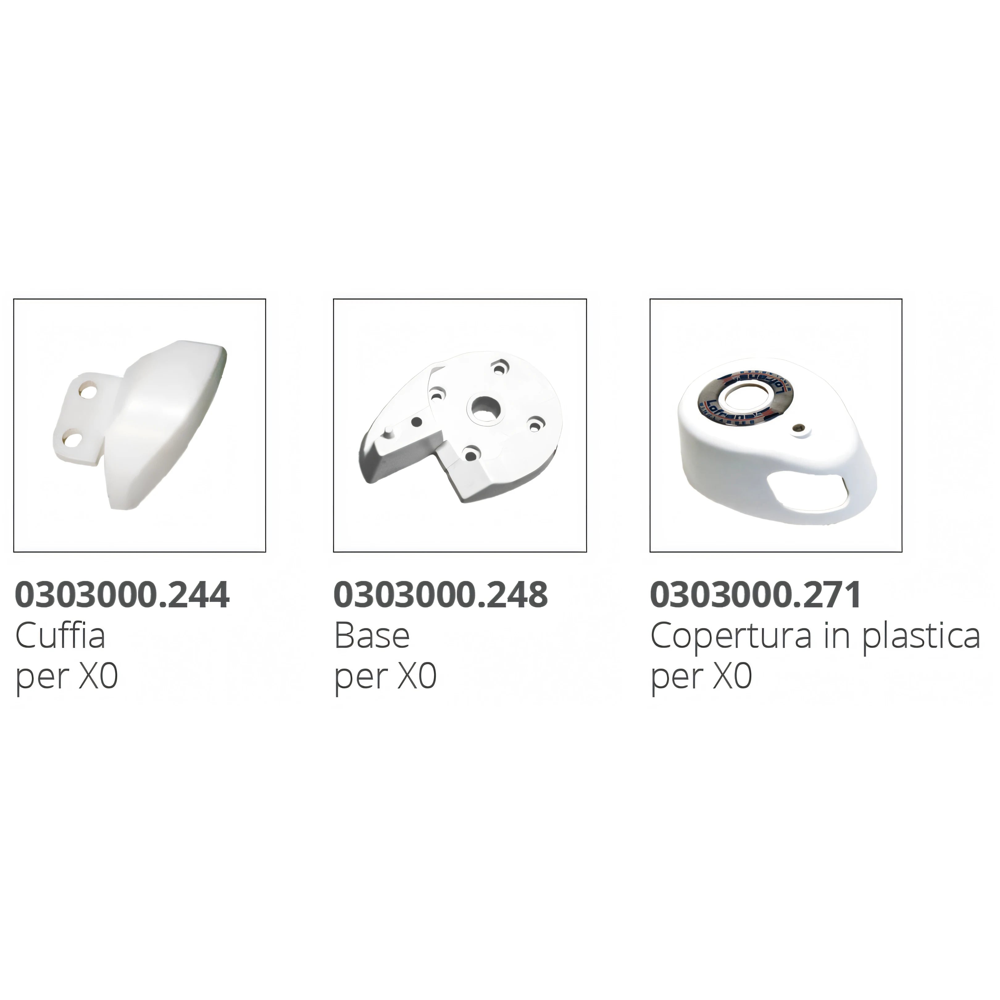 Verricello Lofrans X0, disegno tecnico con dimensioni