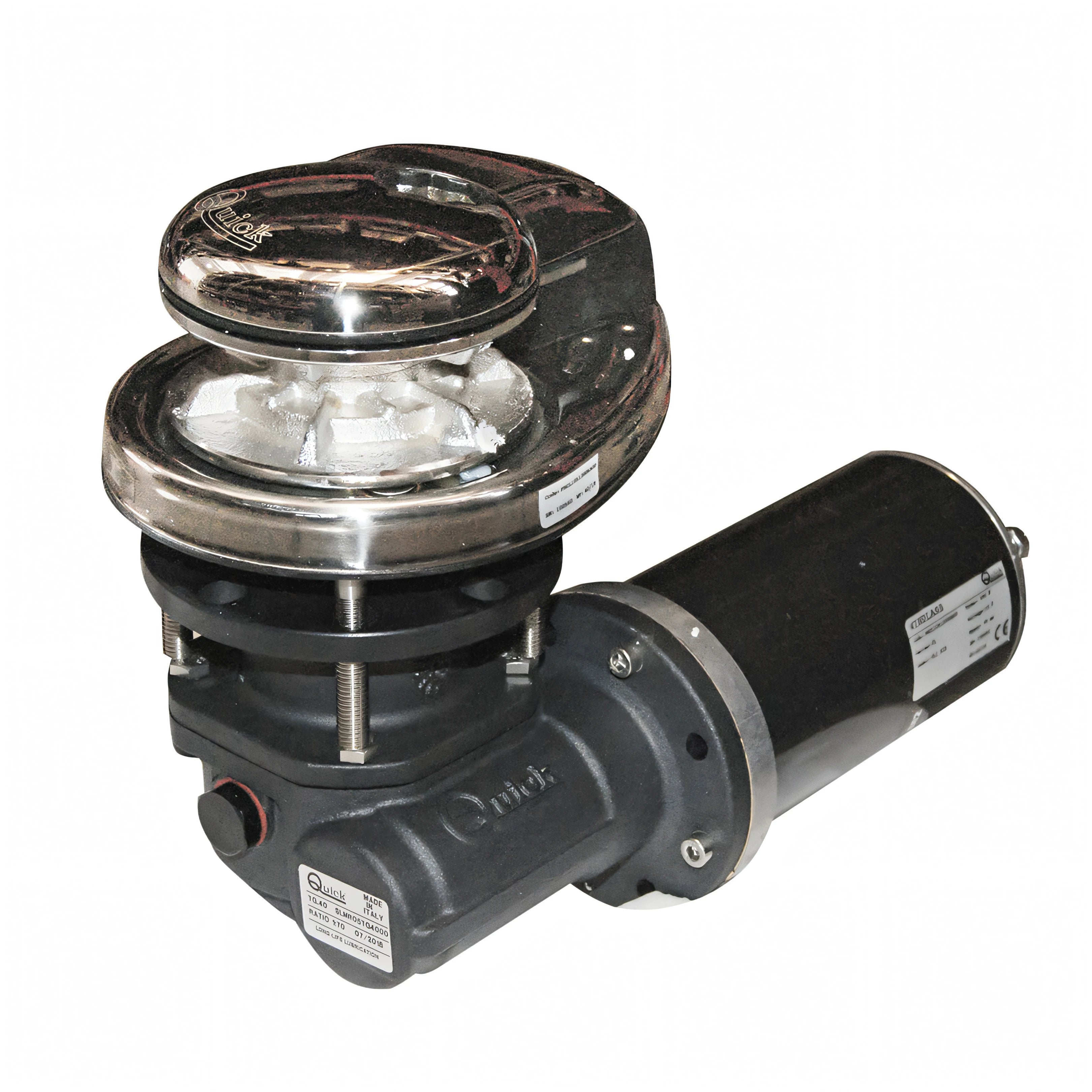 Verricello salpancora verticale Quick CL1 con base in acciaio inox