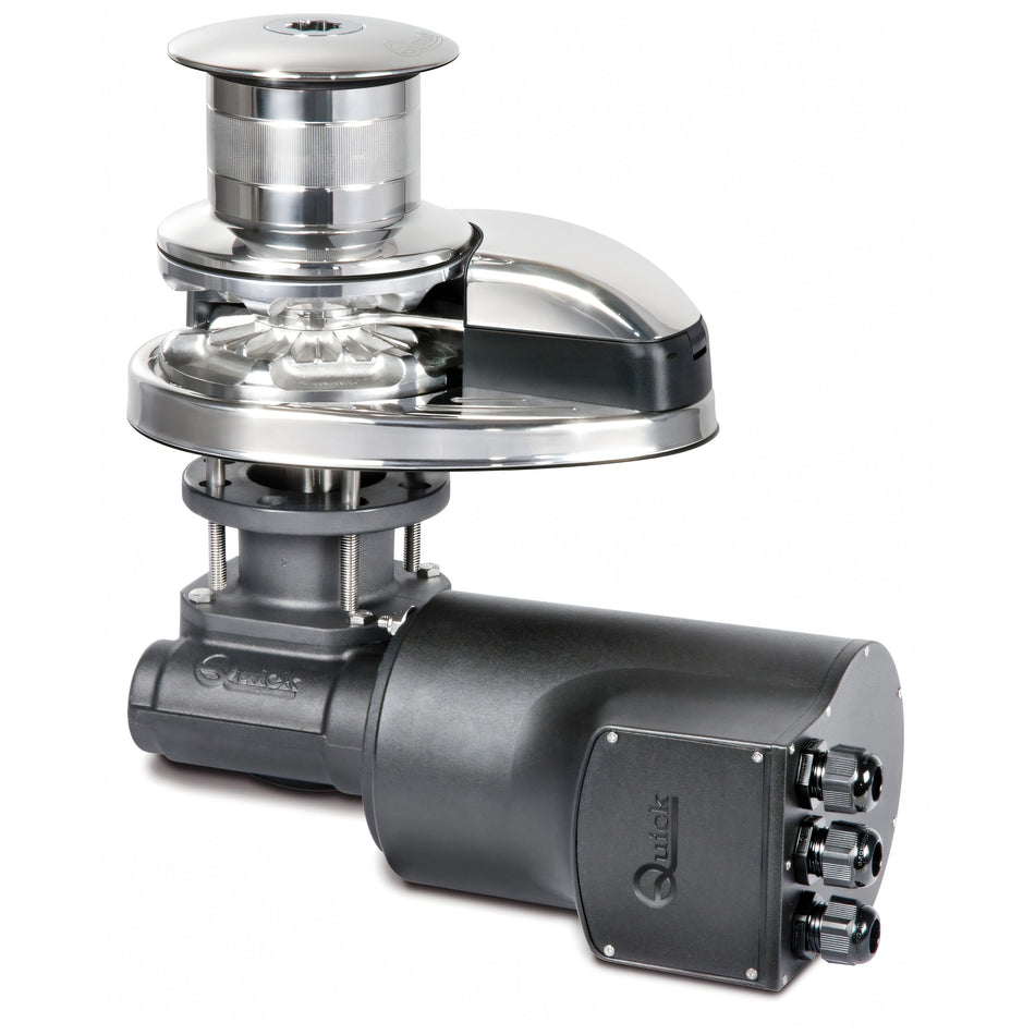 Verricello salpancora Quick DP3 con campana in acciaio inox AISI 316