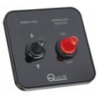 Comando e interruttore salpancora Quick WCS in ABS nero da plancia