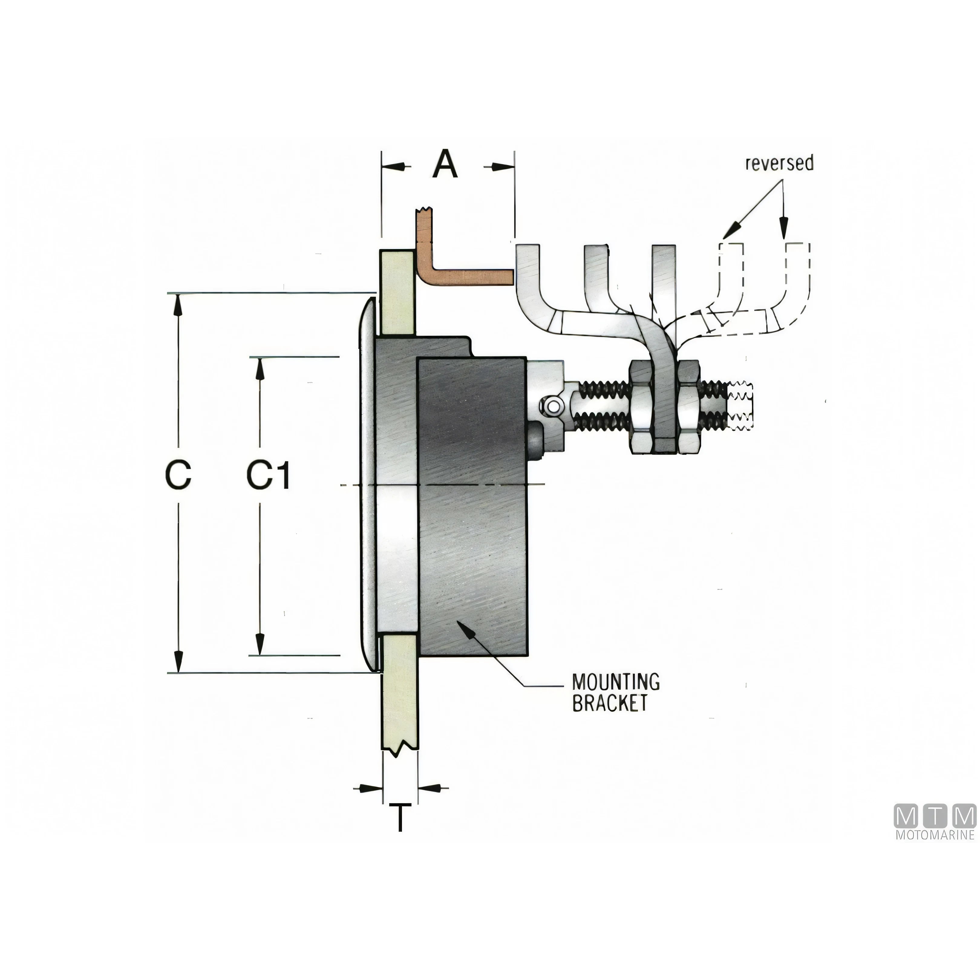 Southco chiusura a compressione M1-25 acciaio inox 316 — Con chiavi