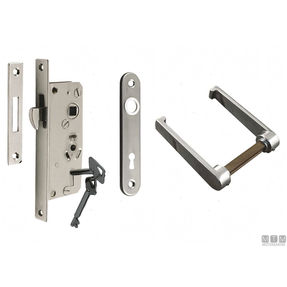 Motomarine set serratura da infilare 4070 acciaio inox — 4070