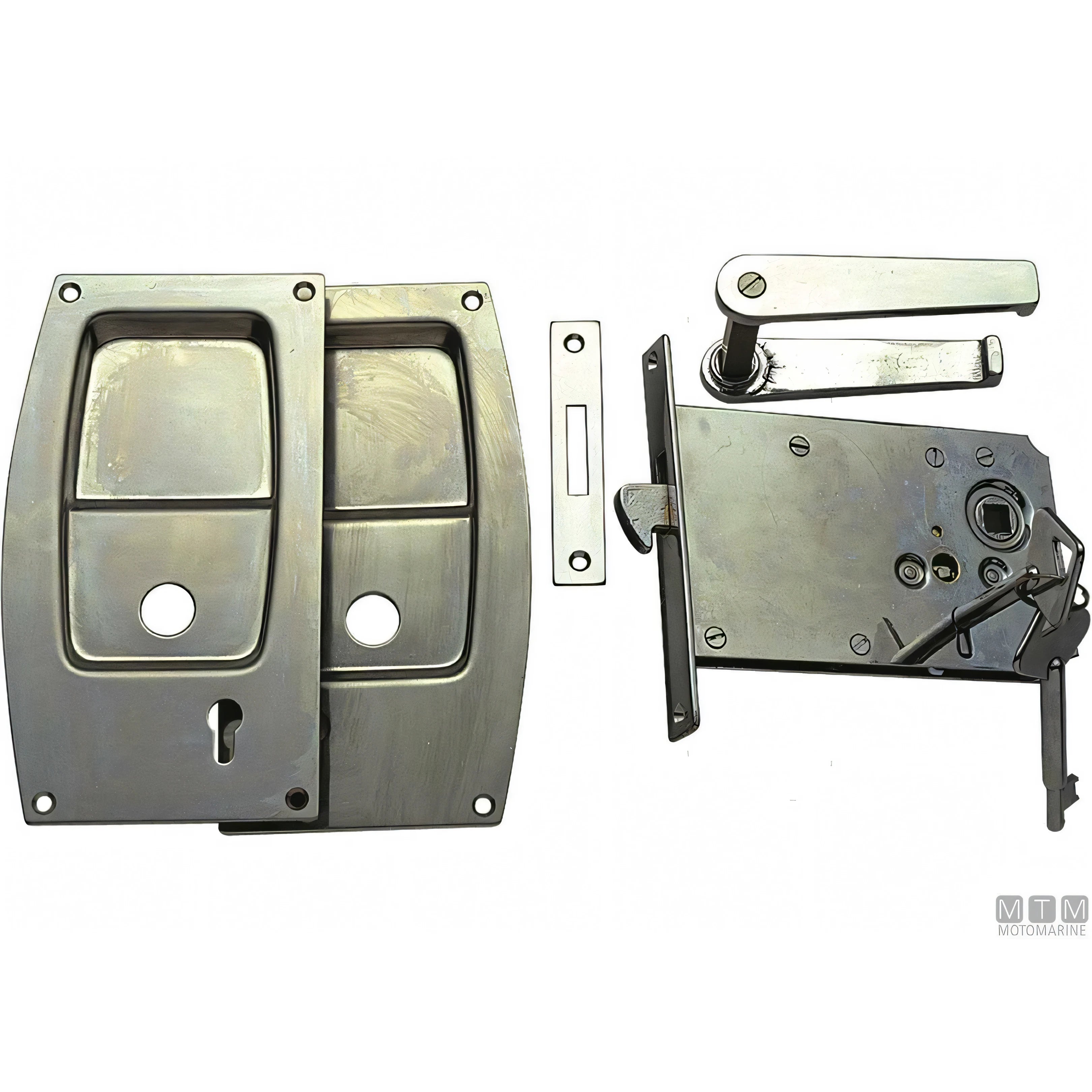 Motomarine Serratura da Infilare 3448 Acciaio Inox — 158 x 87 mm