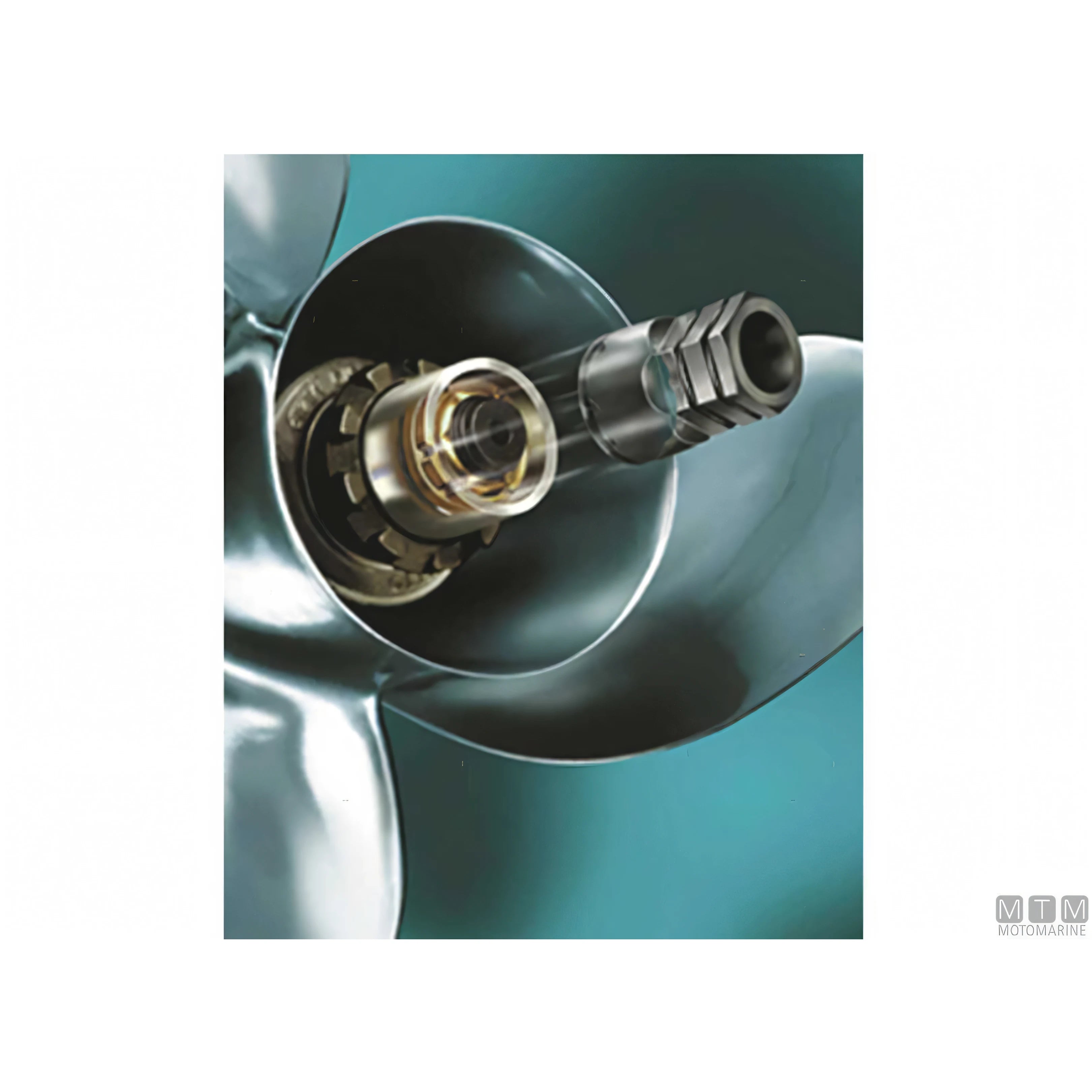 Antifurto McGard Motor Lock per fuoribordo piede ed elica — Mercury 1/2"x20