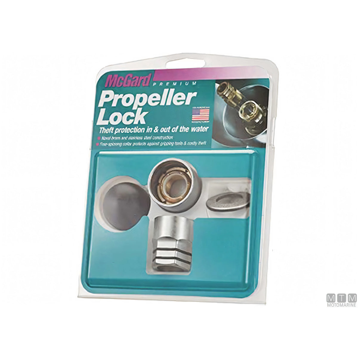 Antifurto McGard Motor Lock per fuoribordo piede ed elica — Mercury 1/2"x20