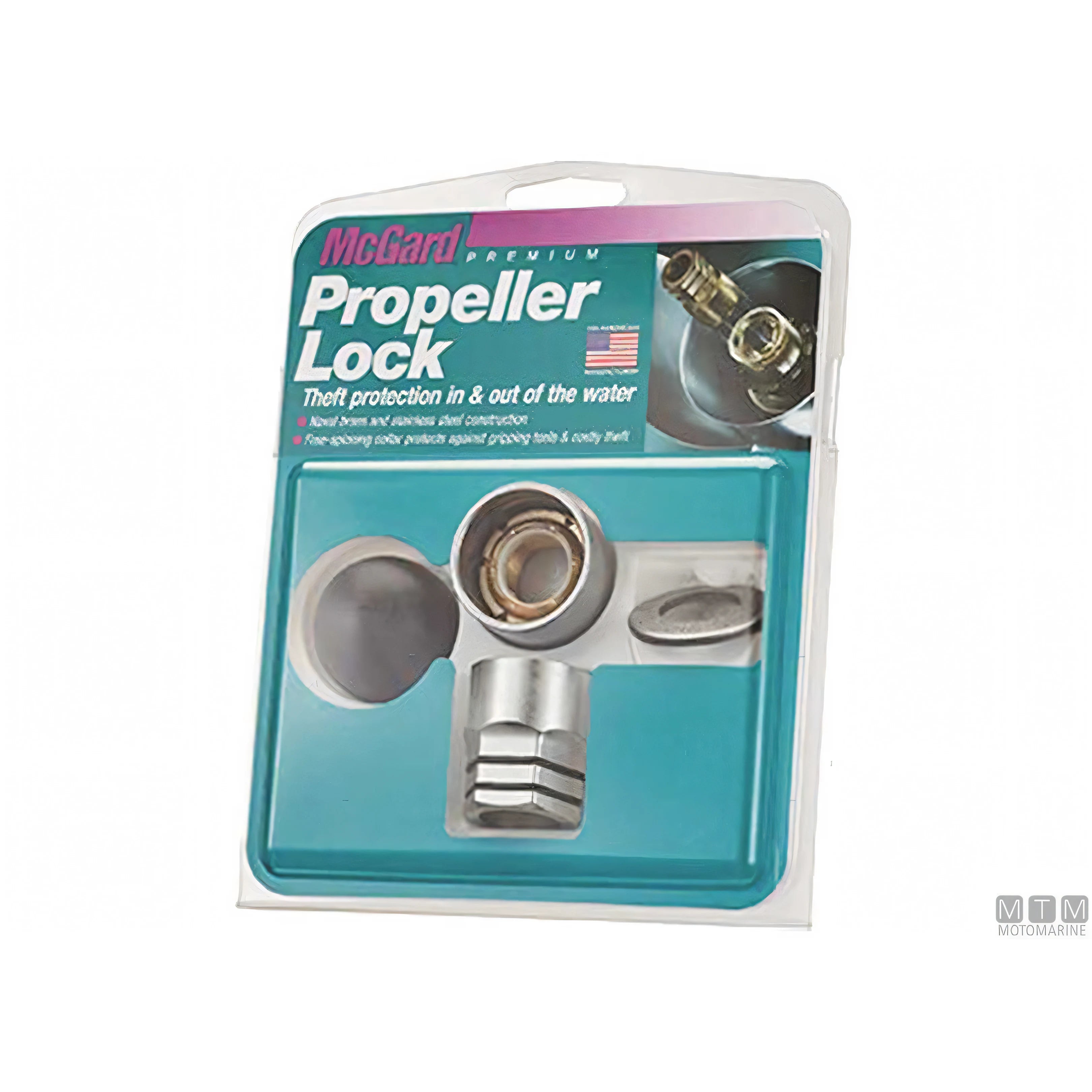 Antifurto McGard Motor Lock per fuoribordo piede ed elica — Mercury 1/2"x20
