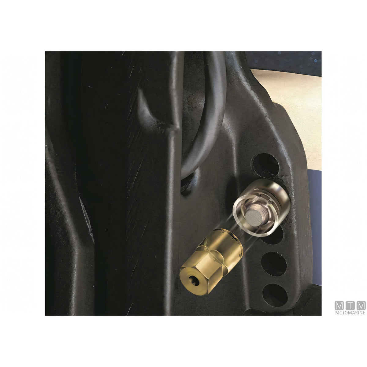 Antifurto McGard Motor Lock per fuoribordo piede ed elica — Mercury 1/2"x20