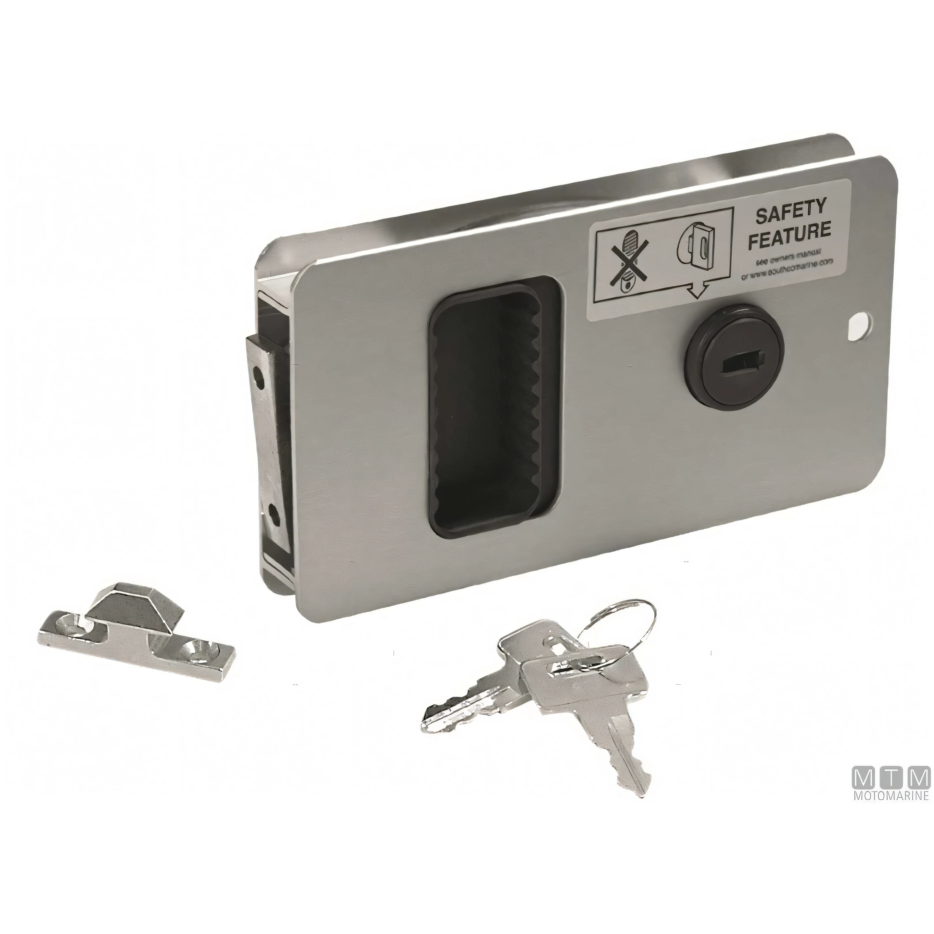 Southco Serratura a Filo Mobella Flush-Entry in Alluminio Anodizzato — Satinata