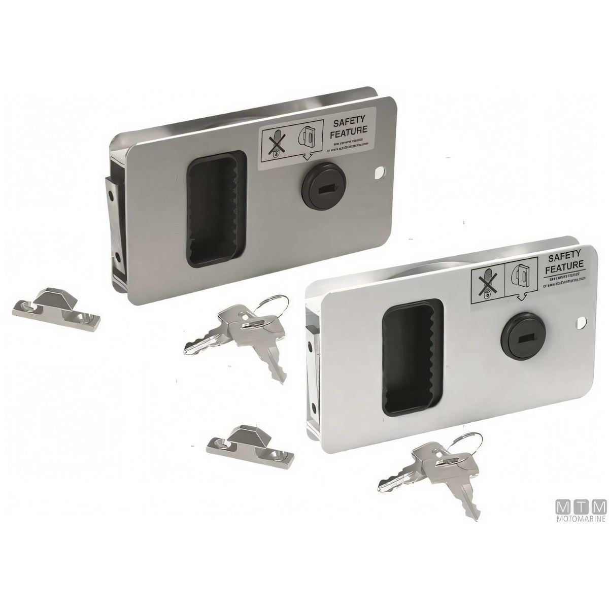 Southco Serratura a Filo Mobella Flush-Entry in Alluminio Anodizzato — Satinata