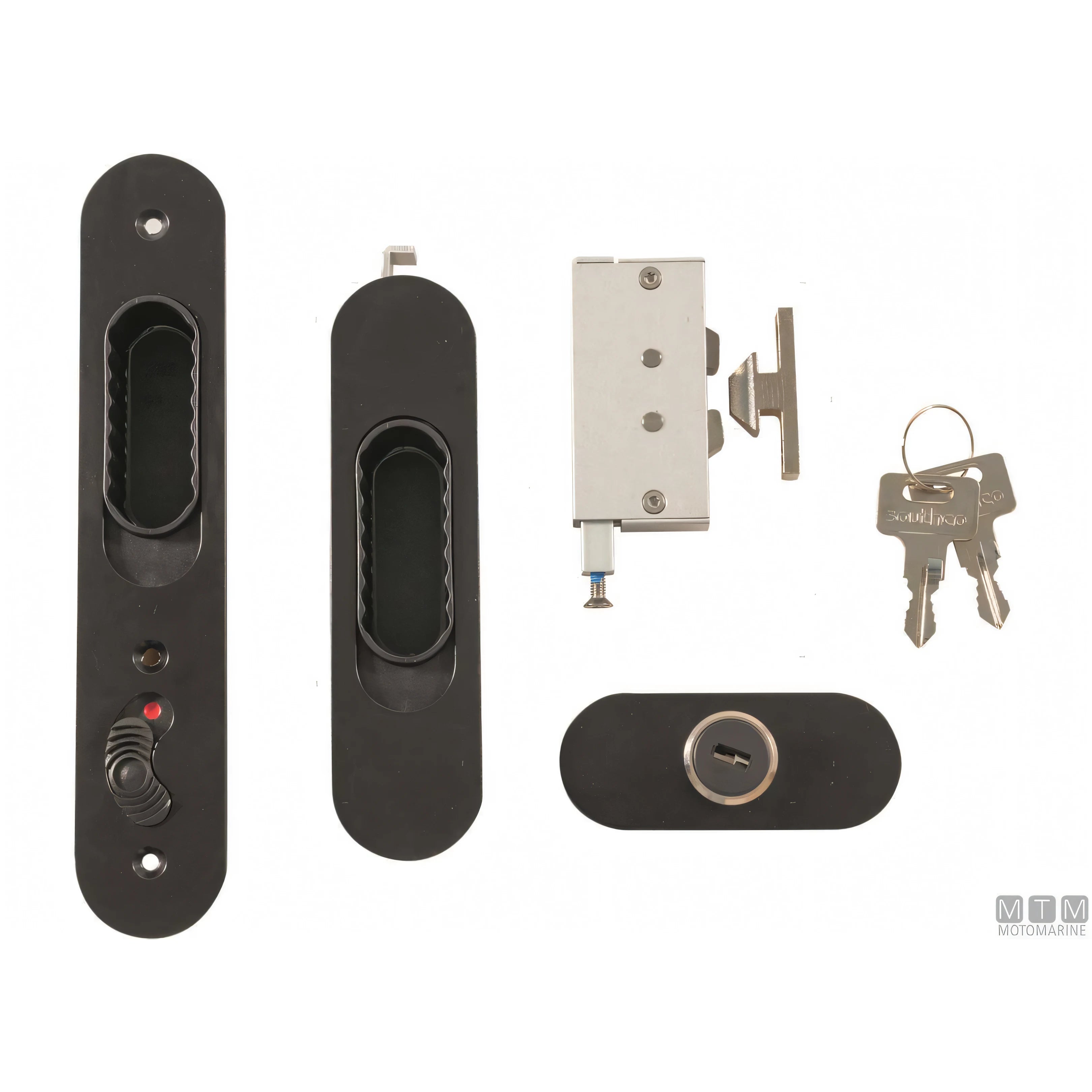 Southco serratura a incasso Mobella Talon per porte scorrevoli — 23-27 mm
