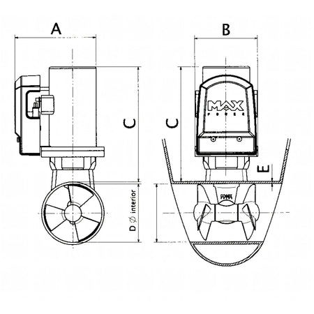 Elica di manovra Max Power CT 35, seconda vista