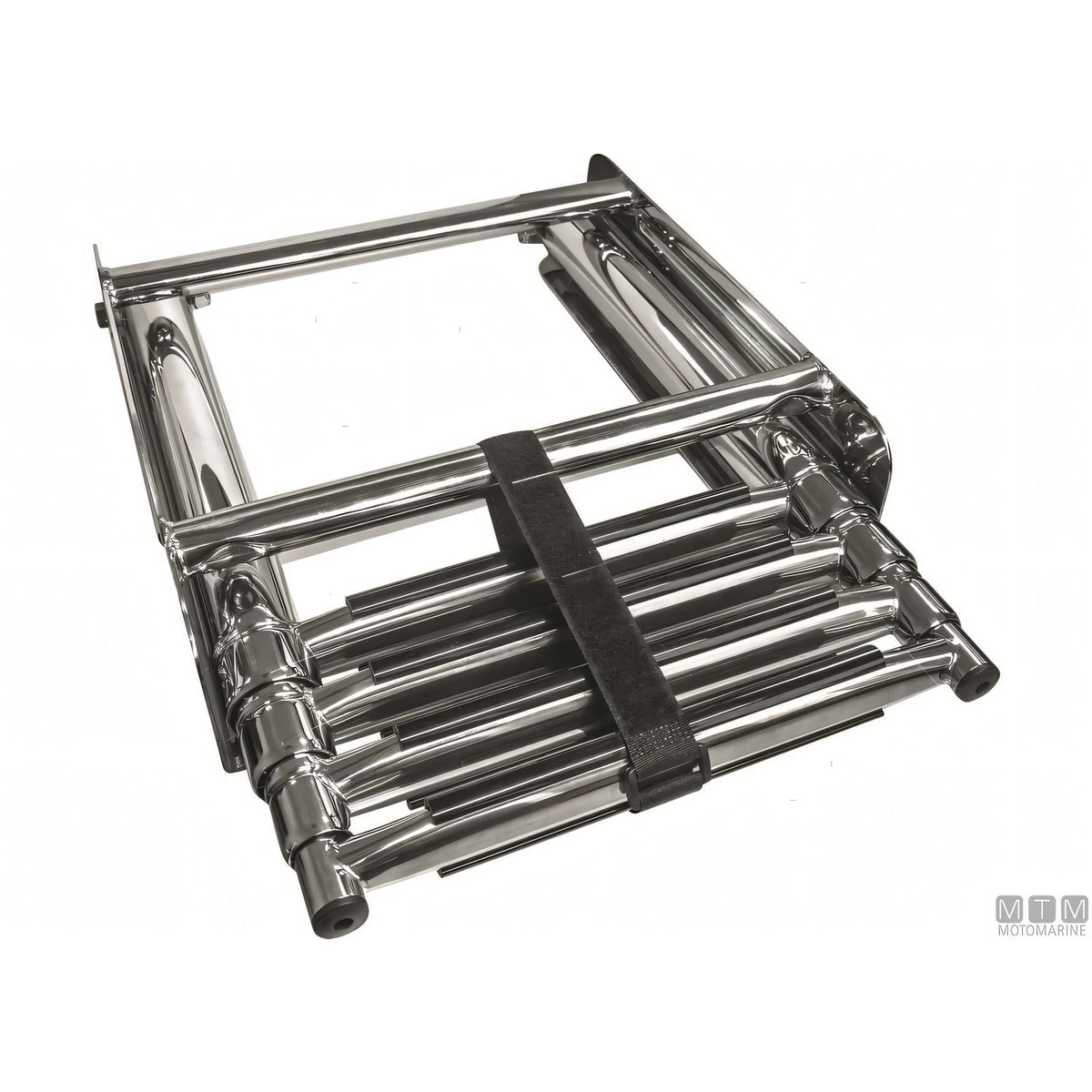 Motomarine scaletta telescopica sotto plancia acciaio inox — 4 gradini