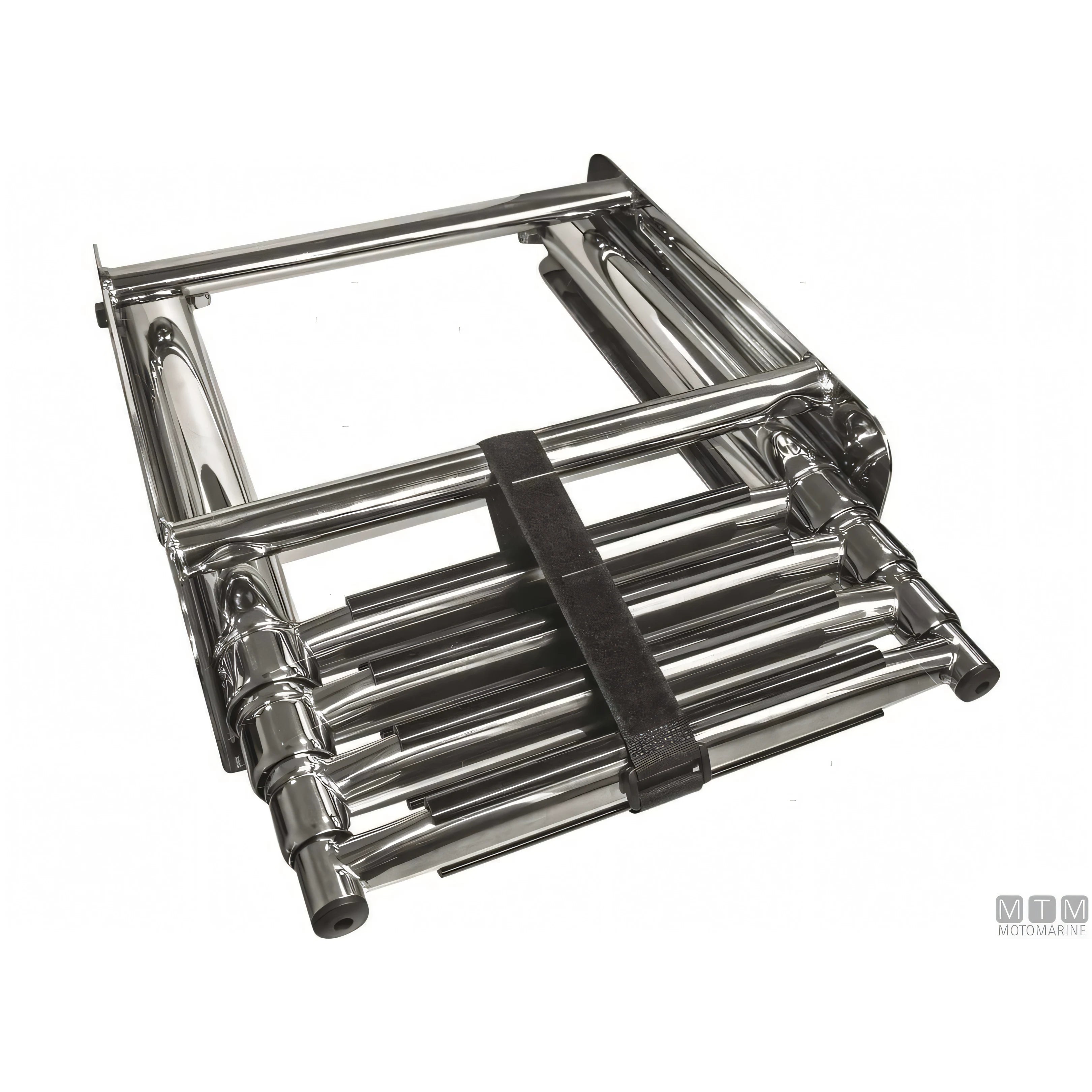 Motomarine scaletta telescopica sotto plancia acciaio inox — 4 gradini