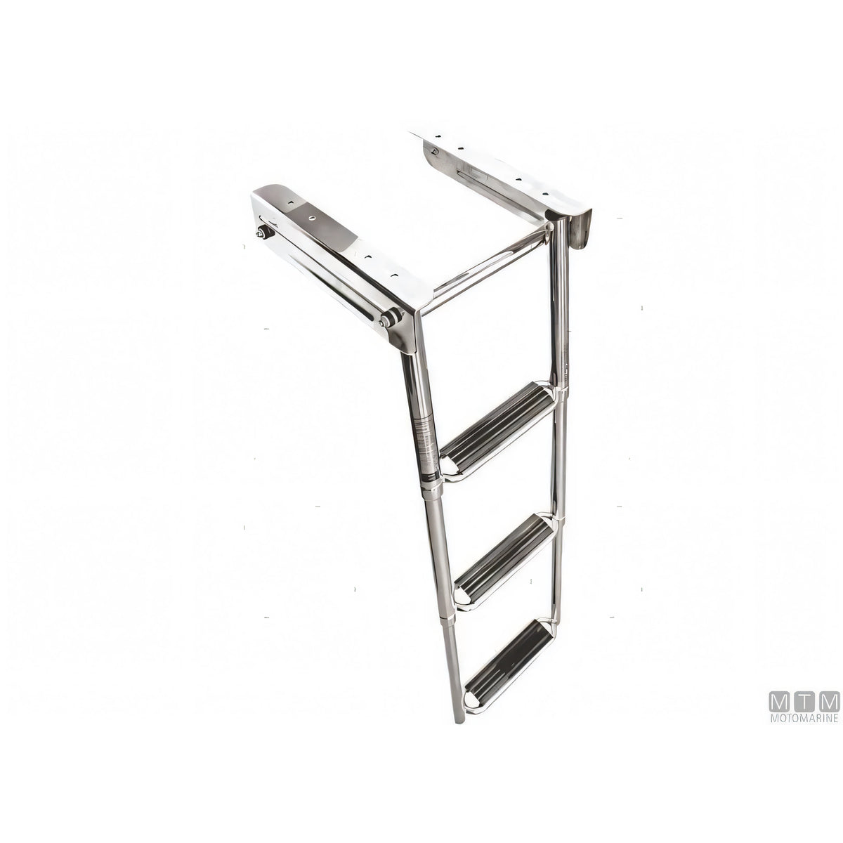 Motomarine scaletta telescopica Comfort Wide Step acciaio inox — 3 gradini