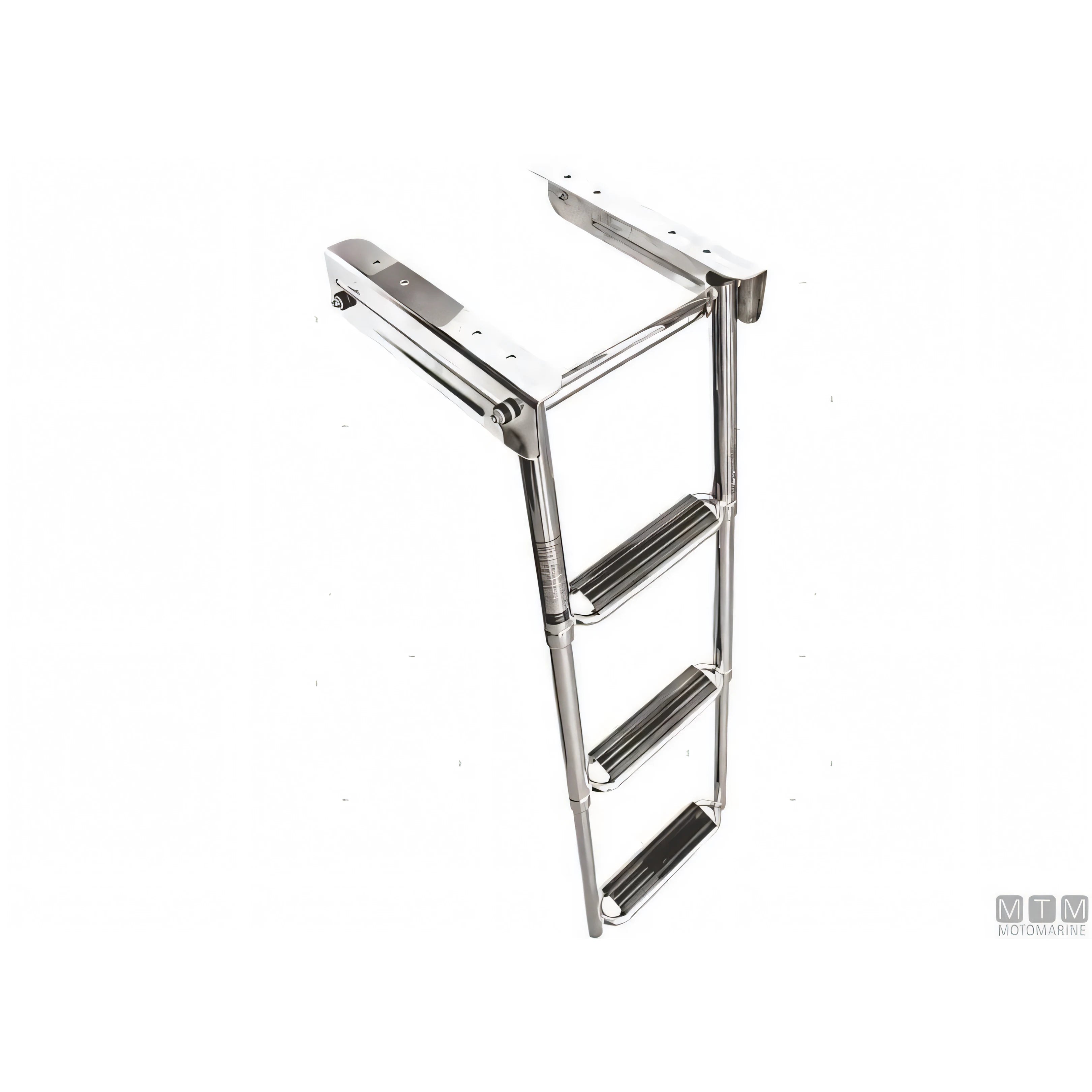 Motomarine scaletta telescopica Comfort Wide Step acciaio inox — 3 gradini