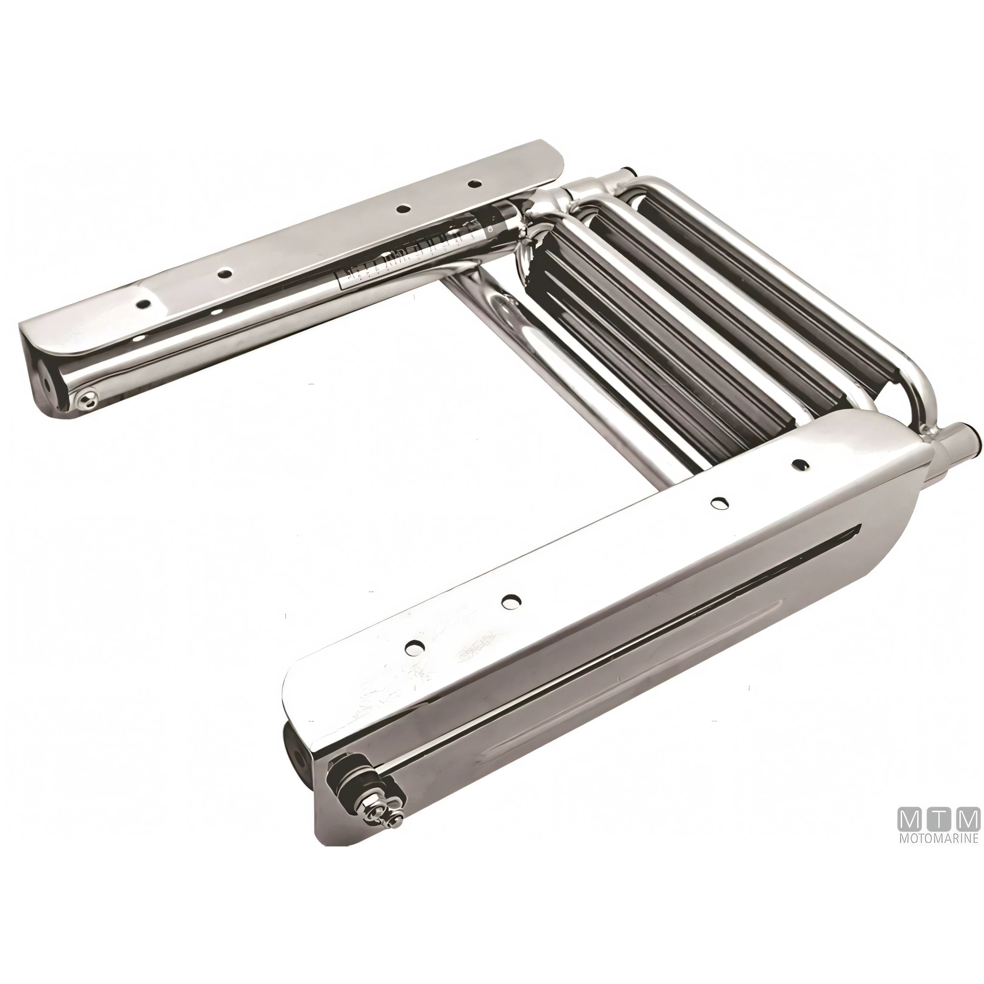 Motomarine scaletta telescopica Comfort Wide Step acciaio inox — 3 gradini