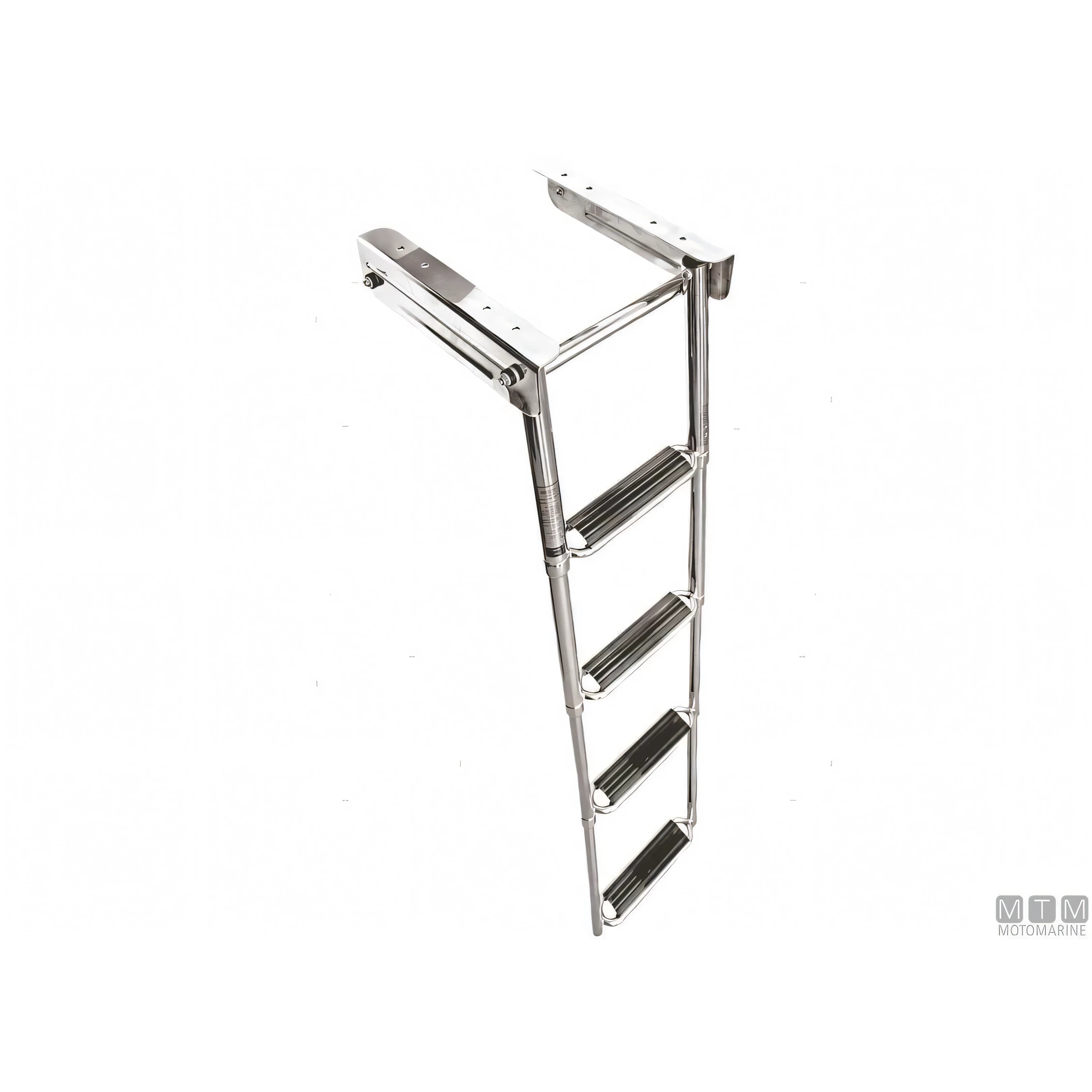 Motomarine scaletta telescopica Comfort Wide Step acciaio inox — 4 gradini