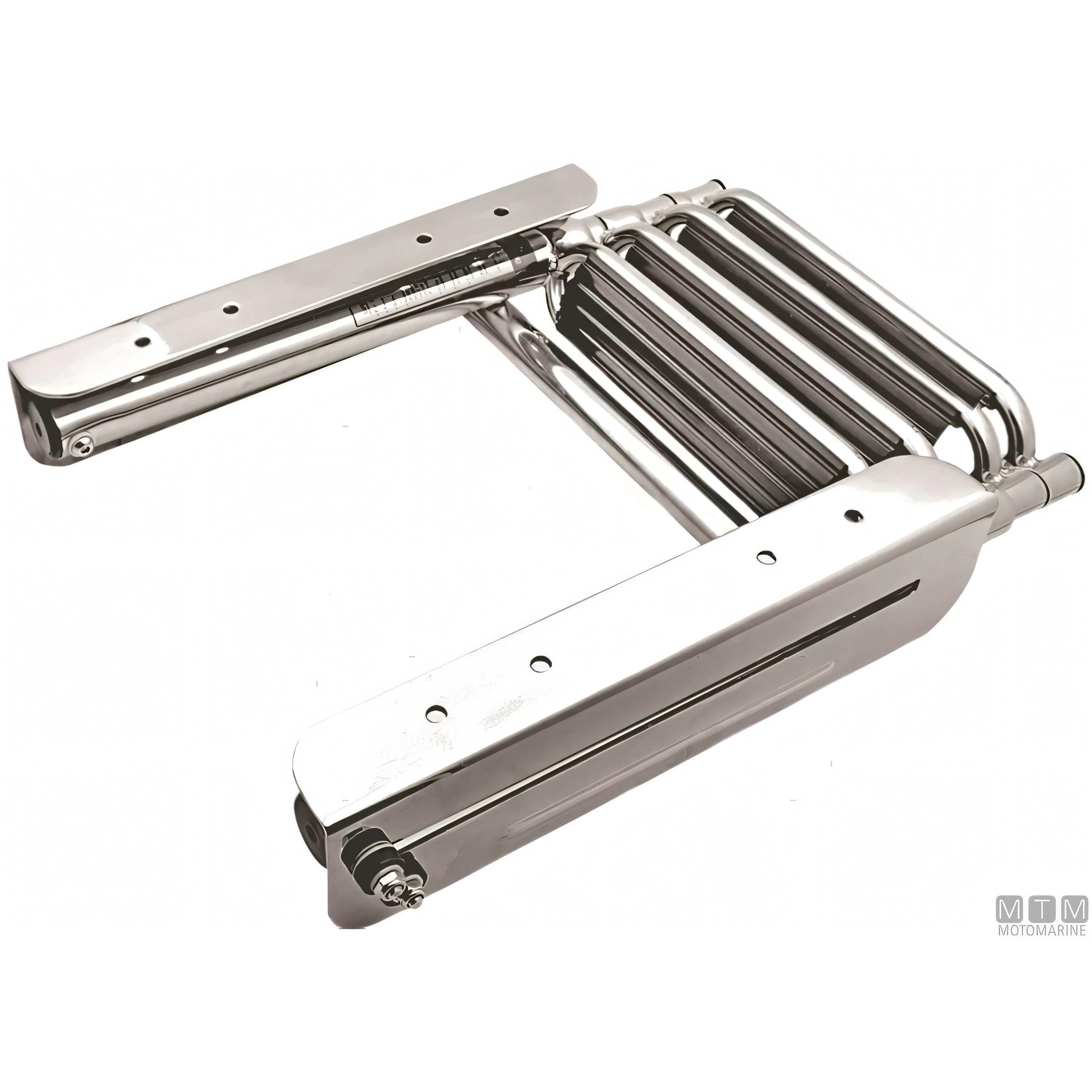 Motomarine scaletta telescopica Comfort Wide Step acciaio inox — 4 gradini